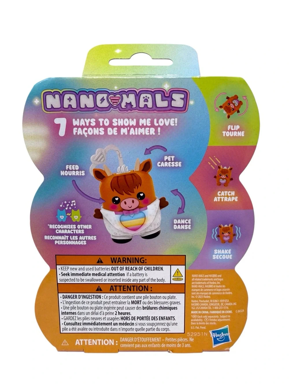 NEW Nanomals Cowbert The Highland Cow Electronic Pet Cow Toy 2025 Hasbro SEALED